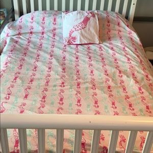 pottery barn duvet cover and throw pillow cover💕